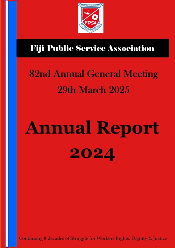 Fpsa Annual Reports – Fiji Public Service Association